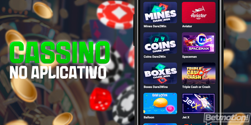 BetMotion Casino no aplicativo móvel