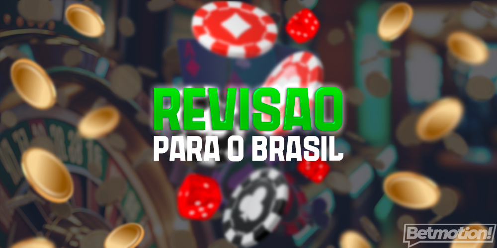 Visão geral da casa de apostas oficial do BetMotion para o Brasil