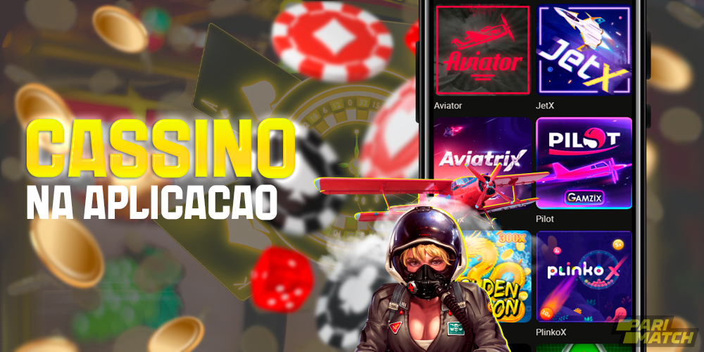 Muitos jogos de cassino diferentes no aplicativo móvel da Parimatch Brasil