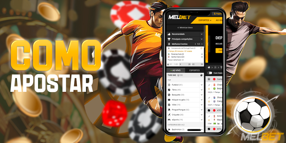 Como fazer apostas no aplicativo móvel MelBet Brasil