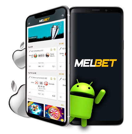 Logotipo do aplicativo móvel MelBet Brasil