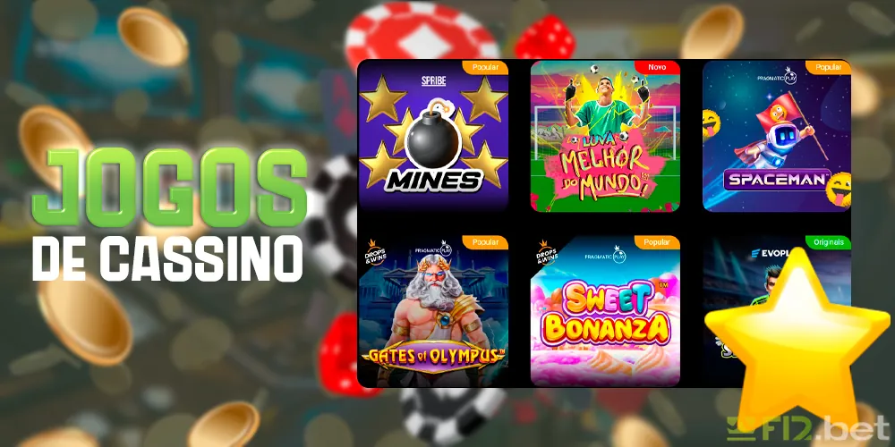 Os jogos de cassino mais populares