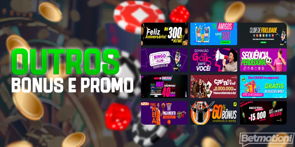 Outros bônus e promoções para jogadores brasileiros
