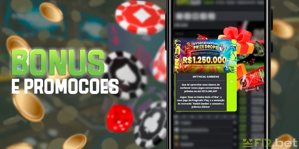 Bônus e promoções no aplicativo F12Bet para o Brasil