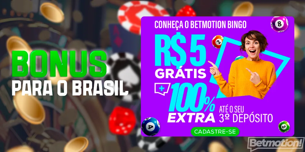 Muitos bônus para jogadores brasileiros