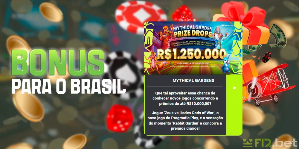 Muitos bônus diferentes e um programa de fidelidade