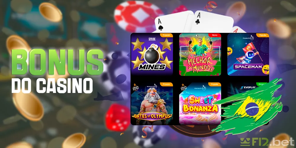 Promoções e bônus no F12Bet Casino para o Brasil