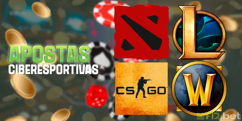 Apostas em diferentes tipos de esporte cibernético