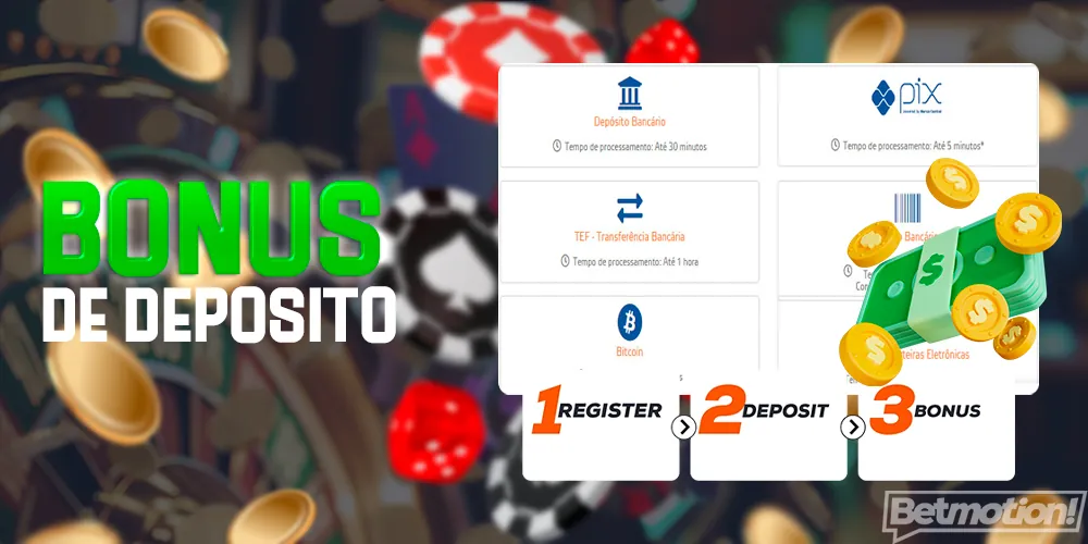 Bônus de primeiro depósito