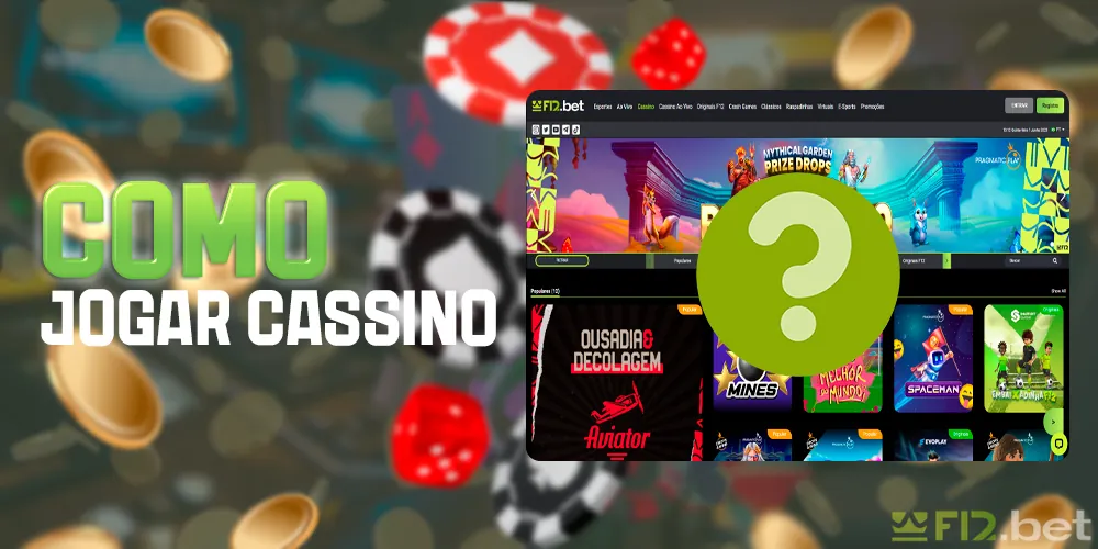 Como jogar jogos de cassino da F12Bet