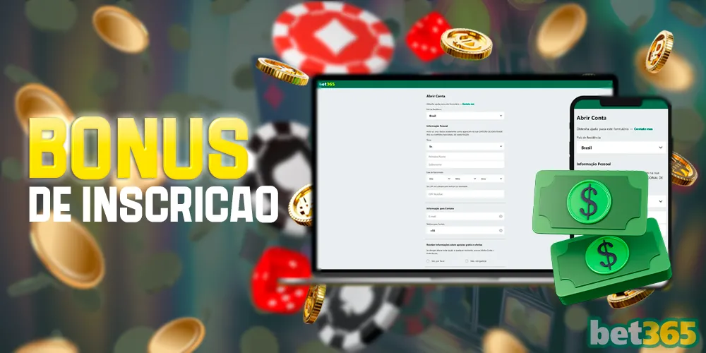 Bônus de registro para jogadores brasileiros