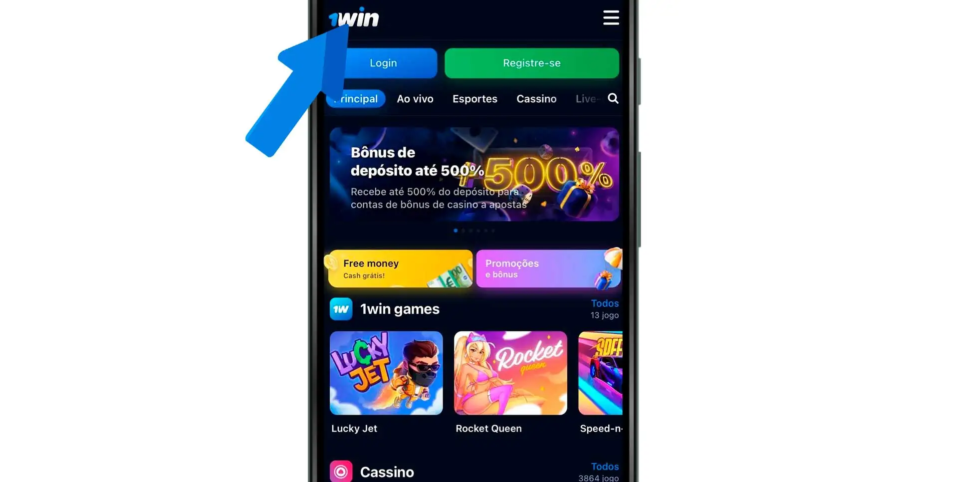 Aplicativo móvel no sistema operacional Android