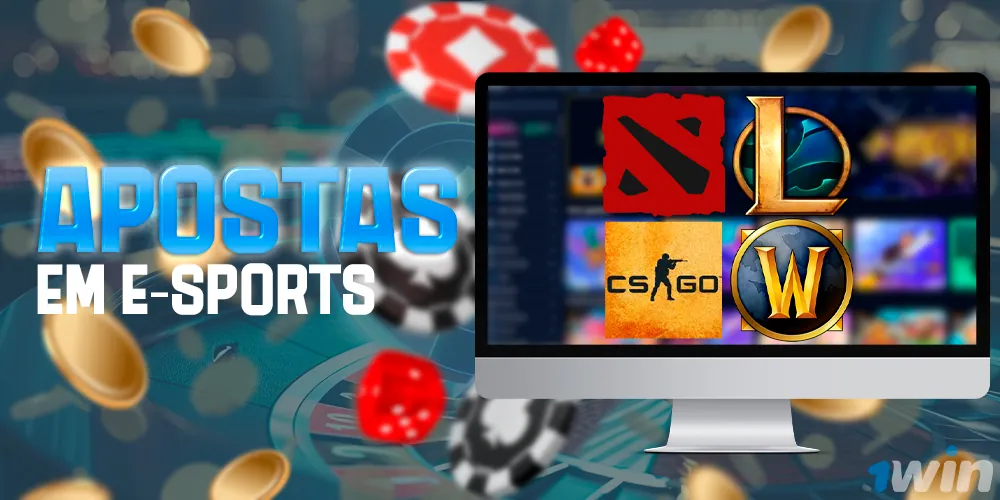Apostas em diferentes tipos de esporte cibernético