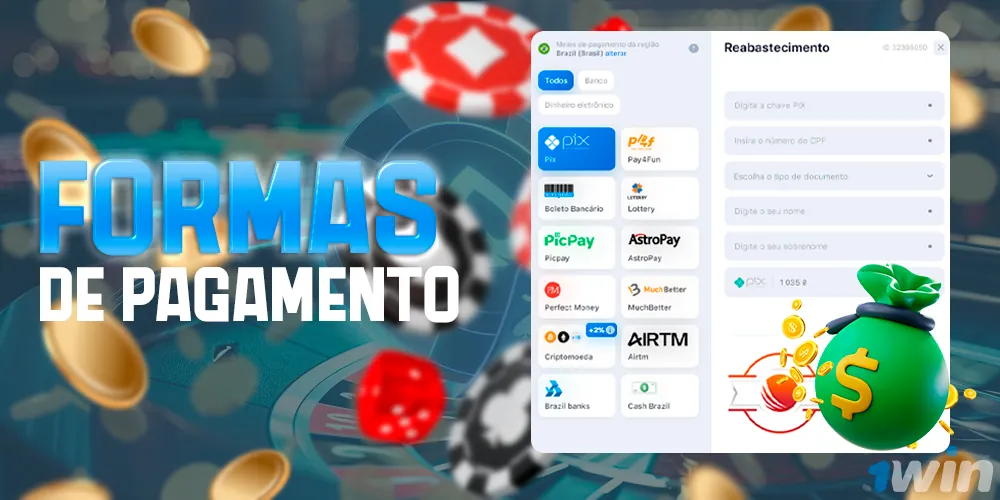 Métodos de pagamento