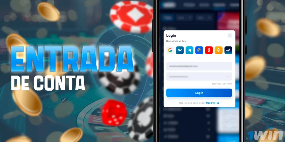 Fazer login em sua conta pessoal a partir de um dispositivo móvel