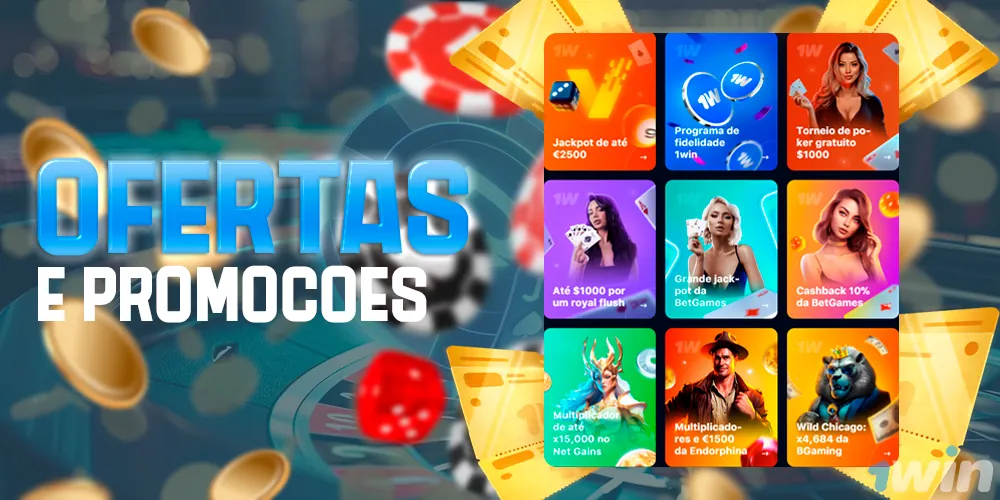Promoções e ofertas para usuários brasileiros Voucher 1Win