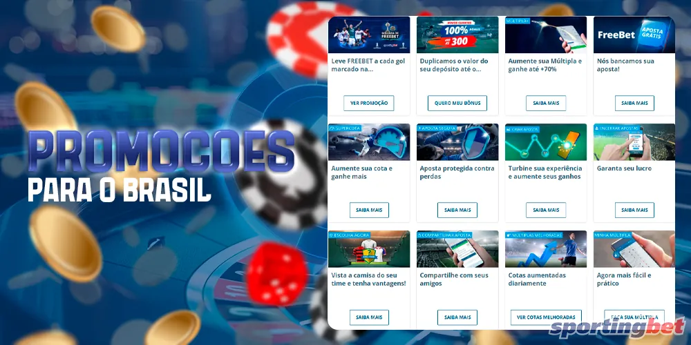 Promoções na Sportingbet Brasil