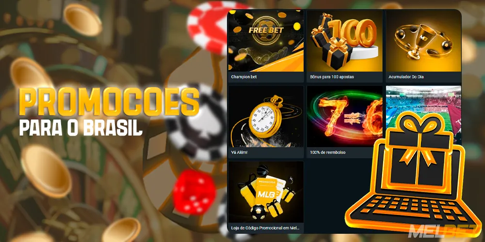 Promoções em apostas esportivas na MelBet Brasil