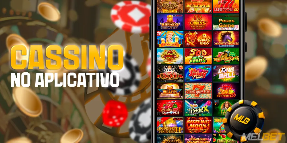 Cassino no aplicativo móvel MelBet Brasil