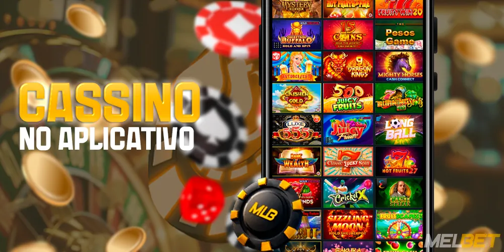Cassino no aplicativo móvel MelBet Brasil