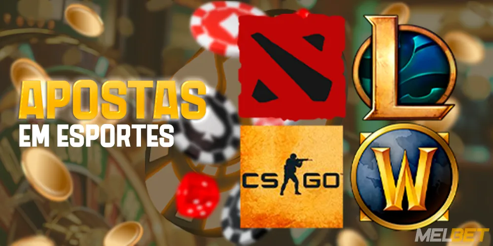 Apostas em esportes cibernéticos na MelBet Brasil