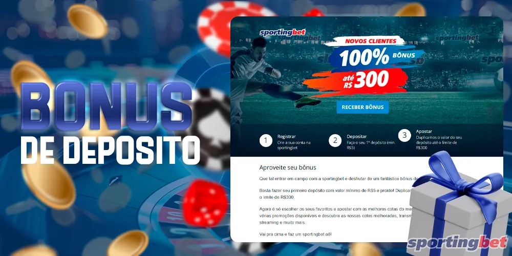 Bônus para depósito no site da Sportingbet Brasil