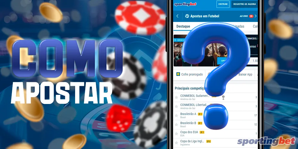 Como apostar em esportes no aplicativo móvel da Sportingbet Brasil