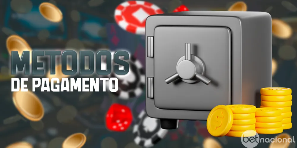 Formas de pagamento no site da Betnacional Brasil