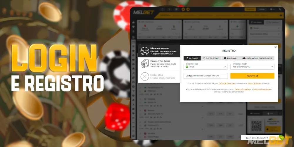 Entre e registre-se no MelBet Brasil