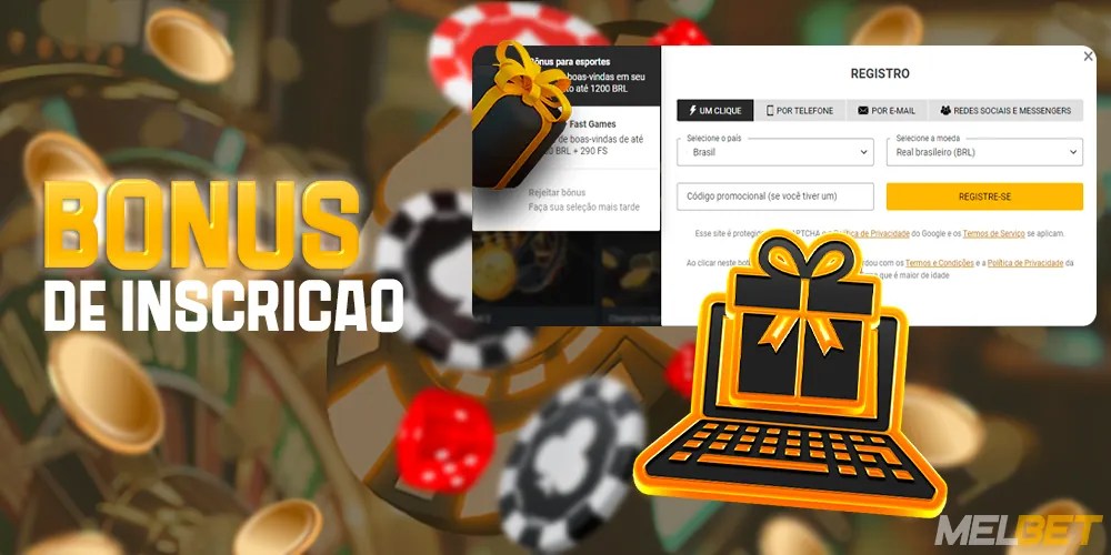 Bônus para registro no site da MelBet Brasil