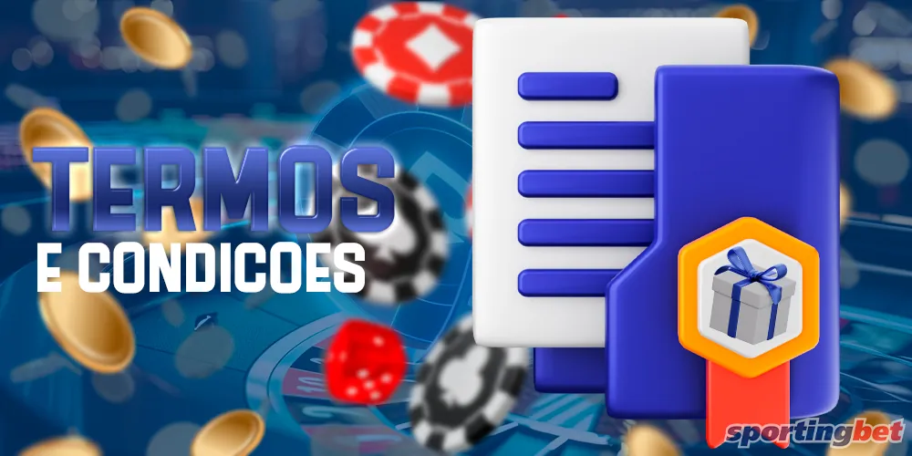 Termos e condições para bônus e promoções no site da Sportingbet Brasil