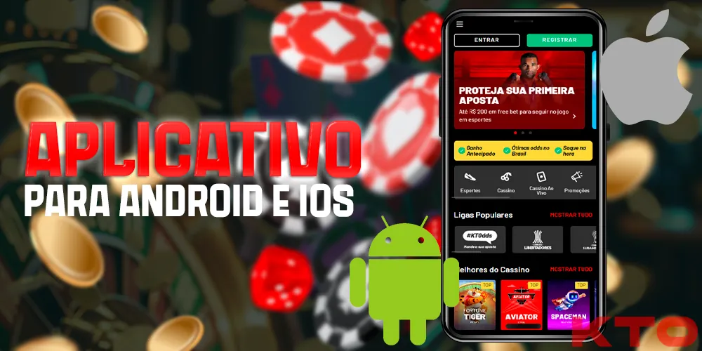 Aplicativo móvel da KTO Brasil para Android e IOS