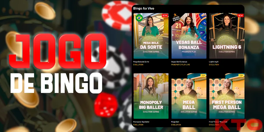 Jogar Bingo no KTO Brasil