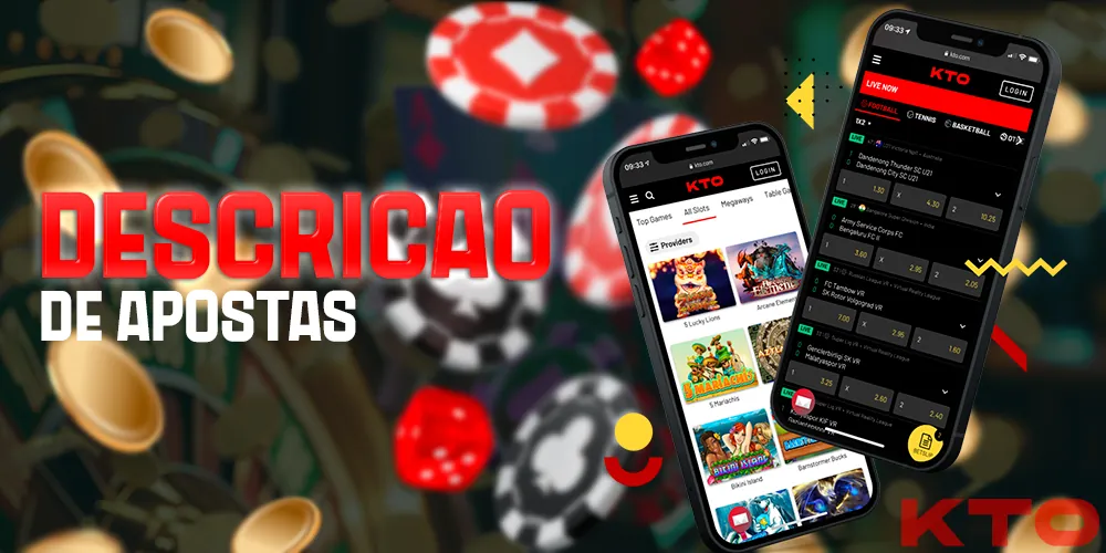 Descrição do aplicativo móvel KTO Brasil