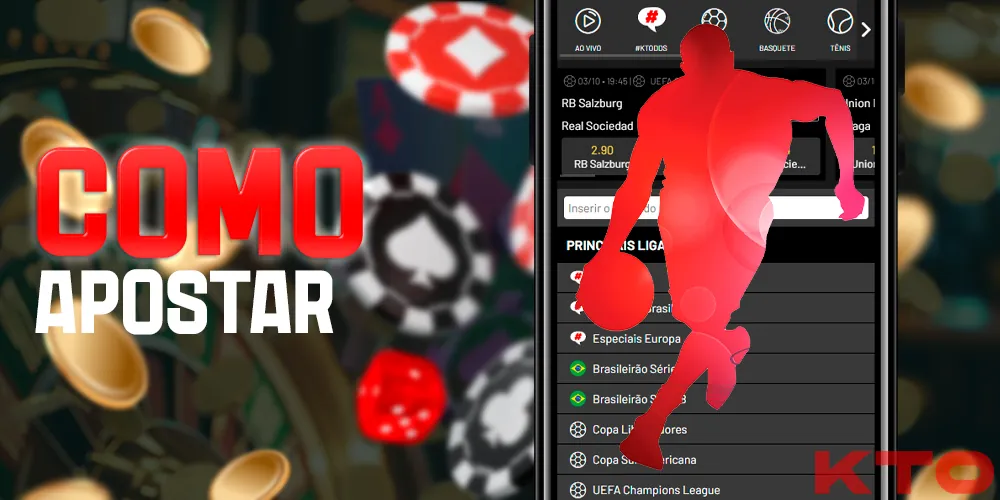 Como fazer apostas no aplicativo móvel da KTO Brasil