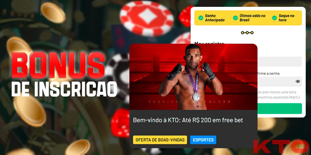 Bônus para registro no site da KTO Brasil