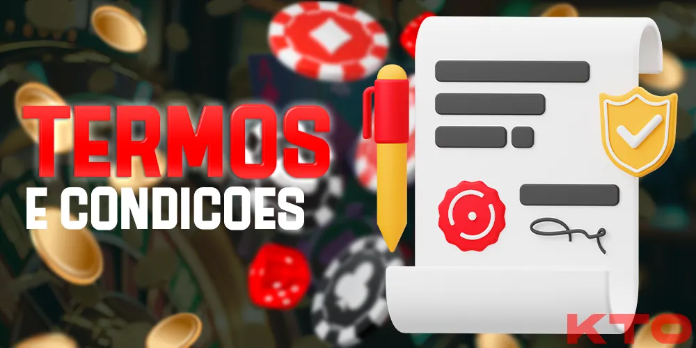 Termos e condições no site da KTO Brasil